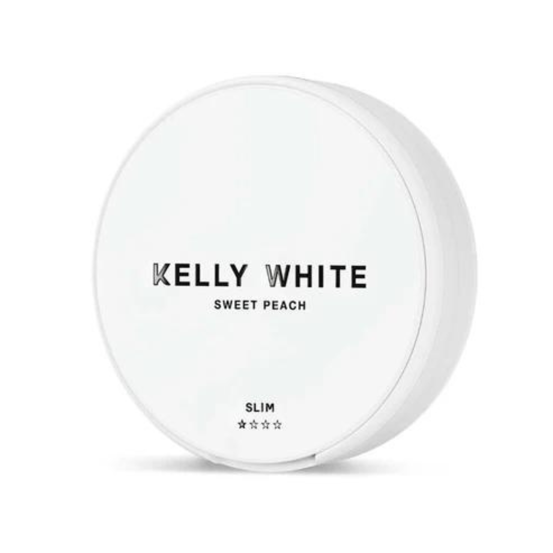 Kelly White Sweet Peach Nicotine Pouches