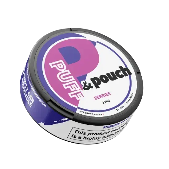 Puff & Pouch Berries 12mg Nicotine Pouches