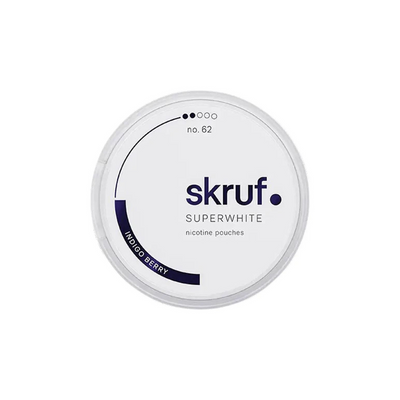 Skruf Indigo Berry No.62 Nicotine Pouches