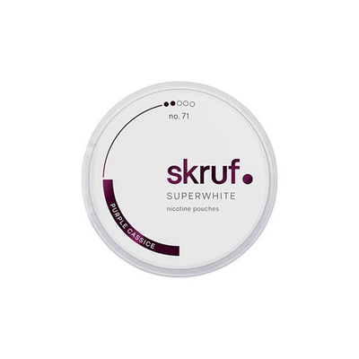 Skruf Purple Cassice No.71 Nicotine Pouches