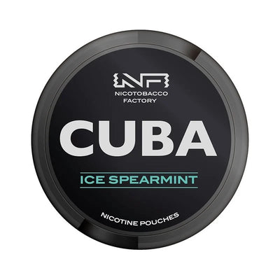 Nicotinezakjes CUBA Zwart IJs Spearmint