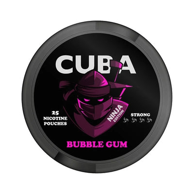 CUBA Ninja Bubble Gum Nicotine Pouches