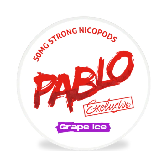 PABLO Druif Ice Nicotine Zakjes