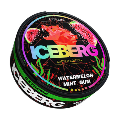 Nicotinezakjes ICEBERG Watermeloen Mint Kauwgom