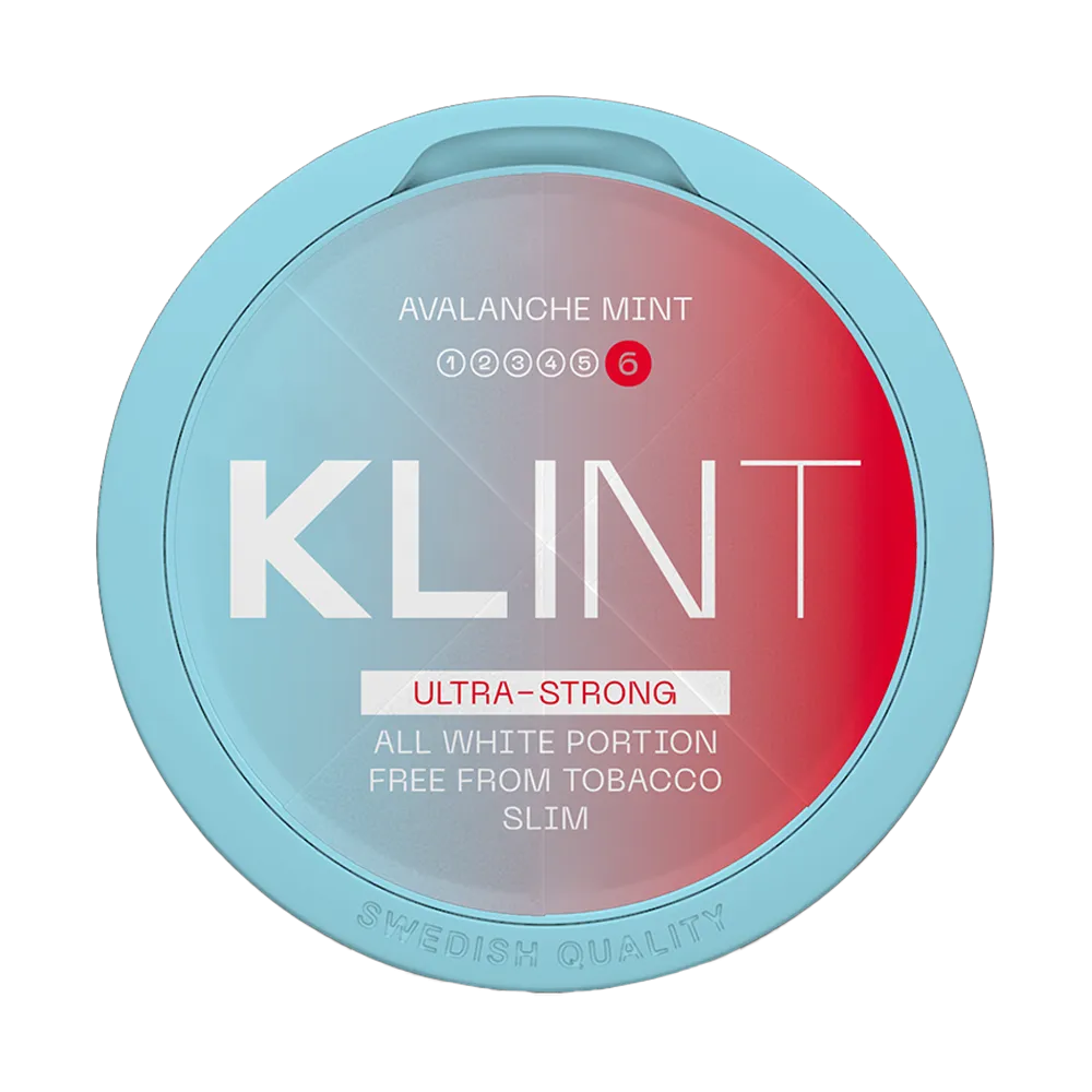 klint-avalanche-mint-25mg-nicotine-pouches-online-snusljus