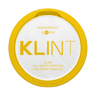 klint-passionfruit-5.6mg-nicotine-pouches-online-snusljus