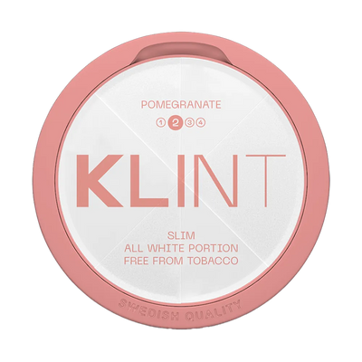 klint-pomegranate-5.6mg-nicotine-pouches-online-snusljus