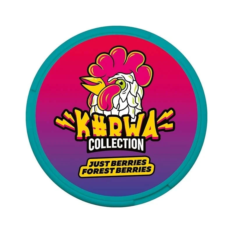 kurwa-collection-just-berries-forest-berries-16mg-nicotine-pouches-online-snusljus