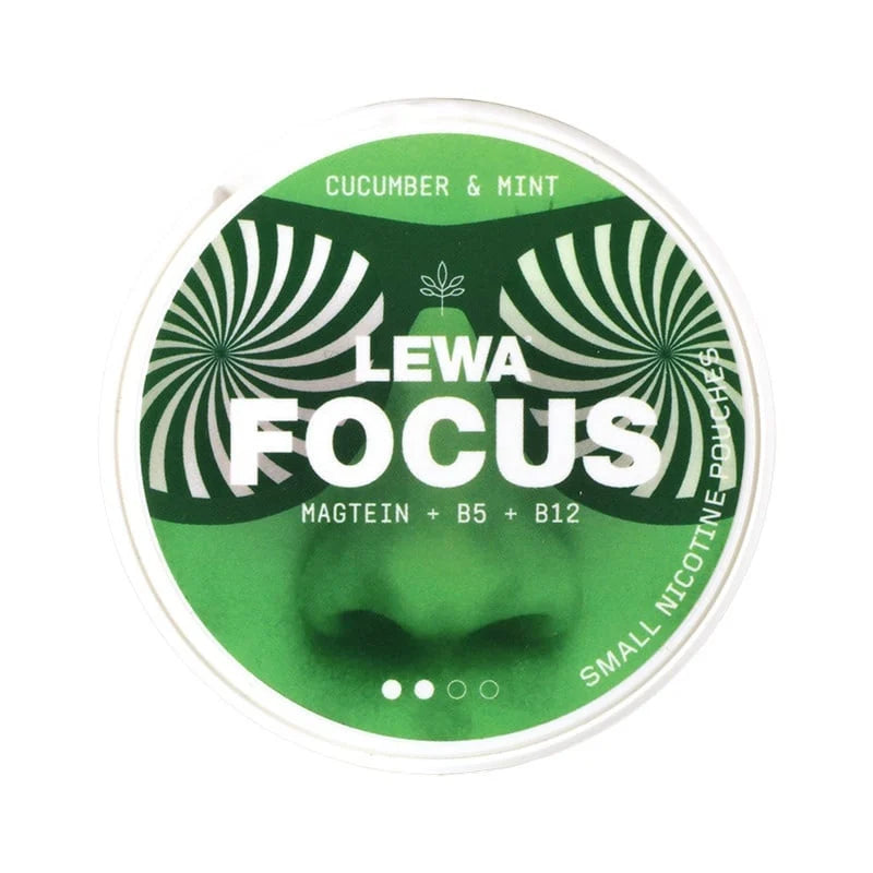 LEWA FOCUS Cucumber & Mint Nicotine Pouches