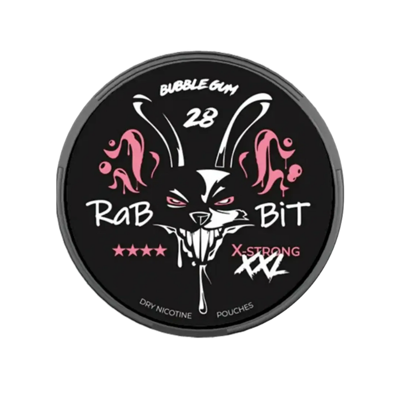 rabbit-bubble-gum-xxl-50mg-nicotine-pouches-online-snusljus