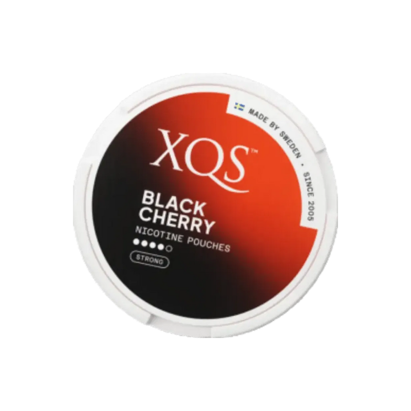 xqs-black-cherry-slim-strong-16mg-nicotine-pouches-online-snusljus